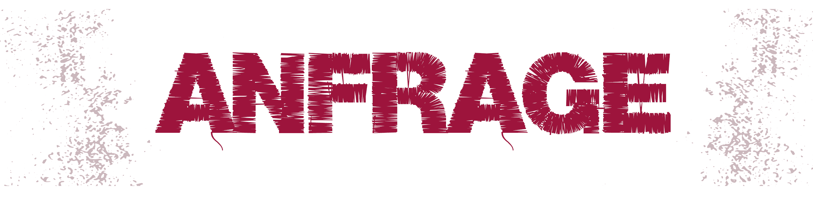 Button Anfrage weiss